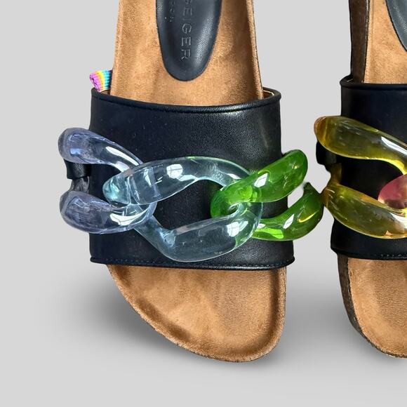 Kurt Geiger London Ozark Chain Slides - Picture 3 of 7